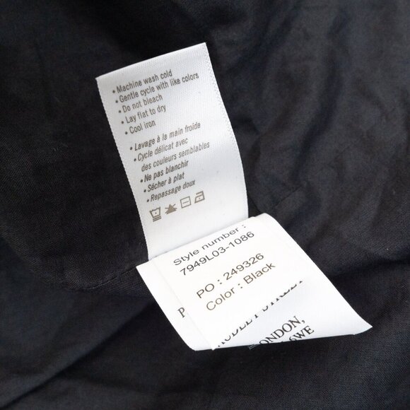 Paige Samosa Dress Midi Tiered Soft Ribbed Knit Black - Picture 16 of 16